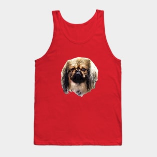 Pekingese Portrait Tank Top